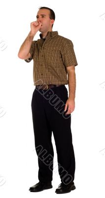 Man Coughing Man Coughing