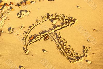 umbrella on the beach