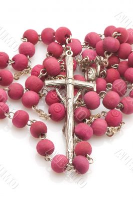 Vatican beads with cross macro