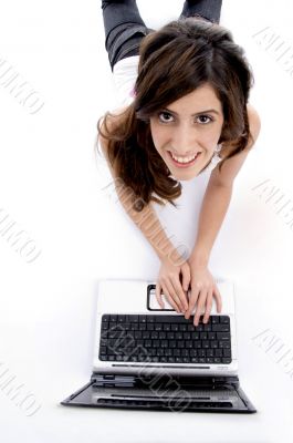 laying woman working on laptop laying woman working on laptop