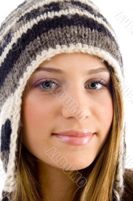 close up of beautiful female looking at camera close up of beautiful female looking at camera