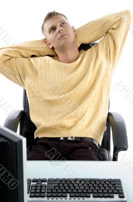 executive sitting idle executive sitting idle