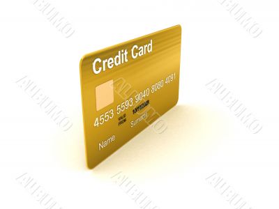side view of credit card side view of credit card