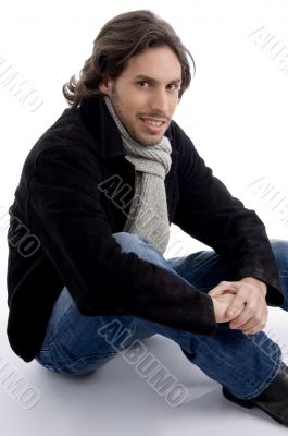 cool guy wearing winter clothes