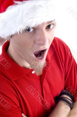 open mouth male looking at camera open mouth male looking at camera