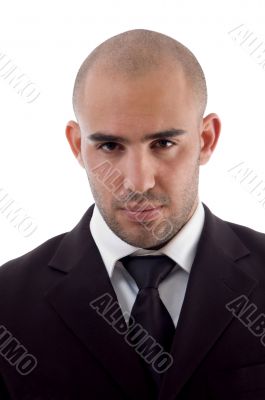 close up of young attorney