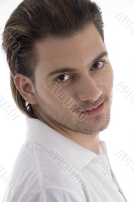 close up of smart guy