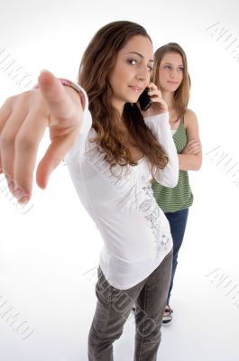 teenager beautiful young girls posing