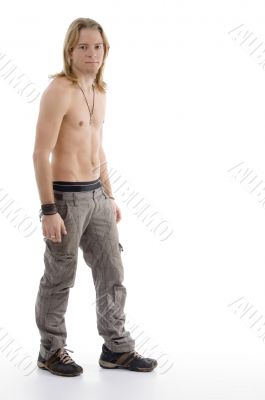 standing male looking at camera standing male looking at camera