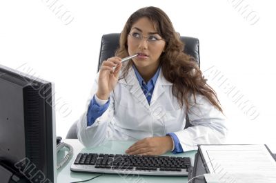 thinking young doctor thinking young doctor