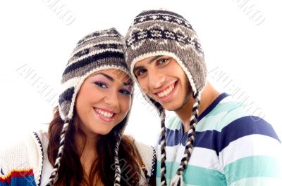 close up view of teens friends smiling