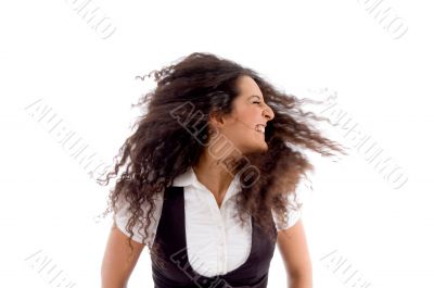 portrait of dancing woman portrait of dancing woman