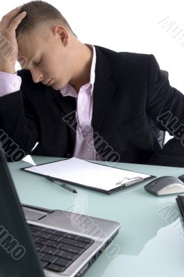 adult employee in tension adult employee in tension