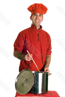Man Making Soup Man Making Soup