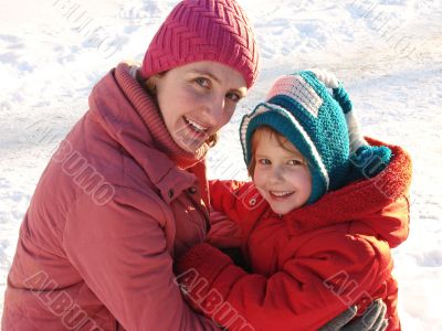 daughter and mother