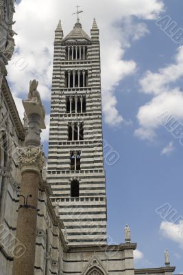 Siena - Belfry of the Cathedral