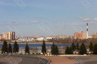 Near to a mouth of Neva