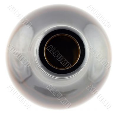 Top view of a bottle
