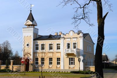 Facade of hotel