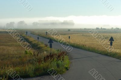 Road to a fog