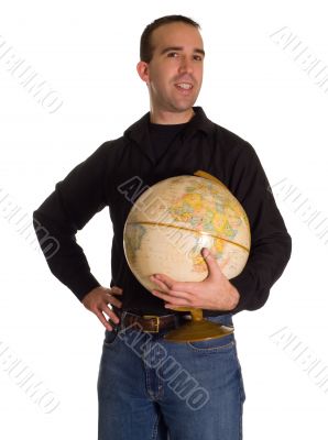 Man Holding The Planet Man Holding The Planet