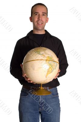 Man Offering The World Man Offering The World