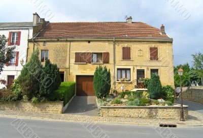 Small village house in french province town