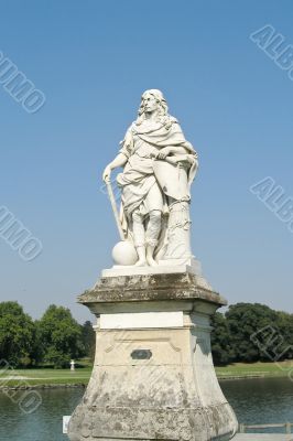 Monument in Chantilly castle near Paris