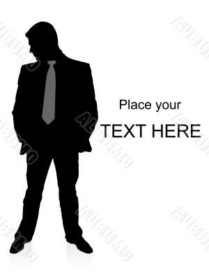 young executive in well dressed