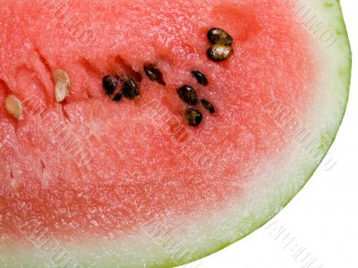 Appetizing slices of watermelon