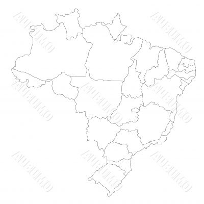 Map of Brazil