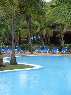 large blue water pool large blue water pool