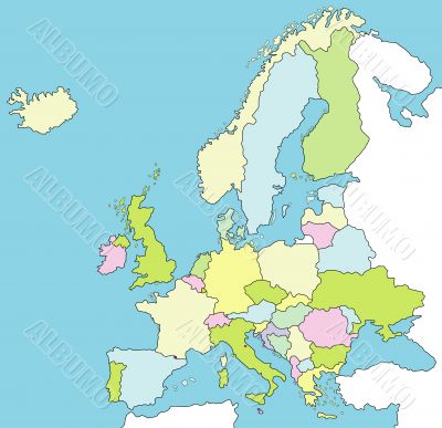 Map of Europe