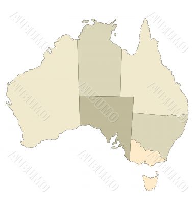 Map of Australia