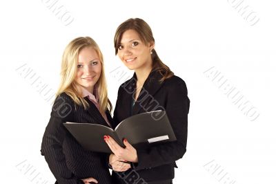 Motivated businesswomen