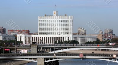 Moscow. The Russian government building