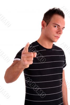 Threatening man