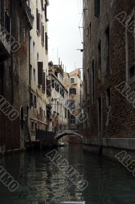 Narrow canal in Venice