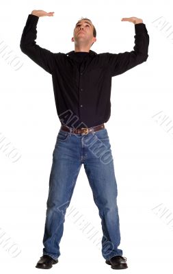 Man Holding Your Sign Man Holding Your Sign