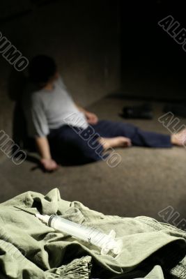 Homeless drug addict Homeless drug addict