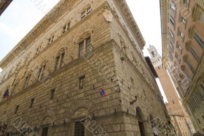 Siena - Torre del Mangia and other historic buildings