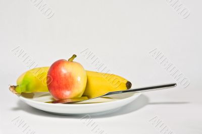 apple and banana