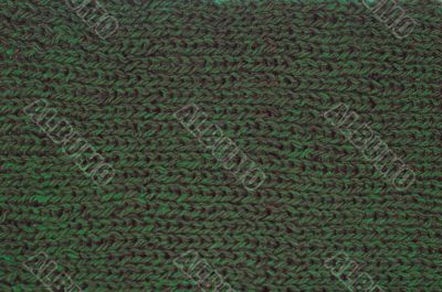 green wool material
