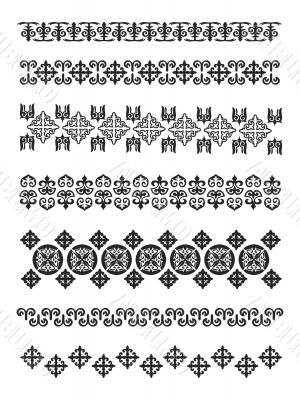 Kazakhstan traditional embroidry