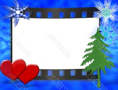 Frame for wedding, anniversary, cristmas or valentine`s day invitations with blue ocean and sky background. Frame for wedding, anniversary, cristmas or valentine`s day invitations with blue ocean and sky background.