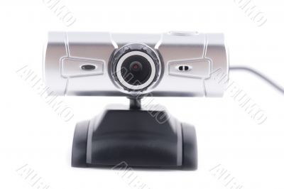 web camera closeup