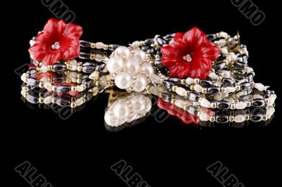 beads from sea shell