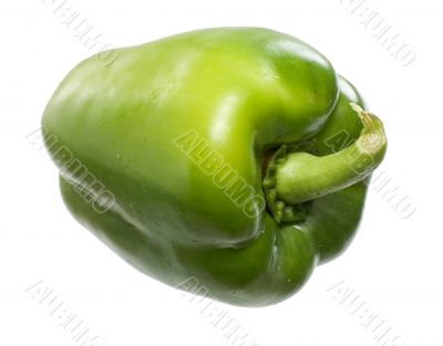 The green sweet pepper
