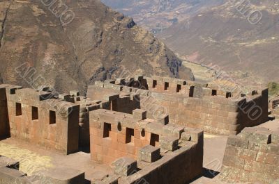 Inca ruins in Pisac