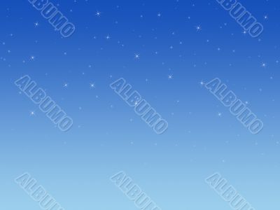 Background with shining stars.